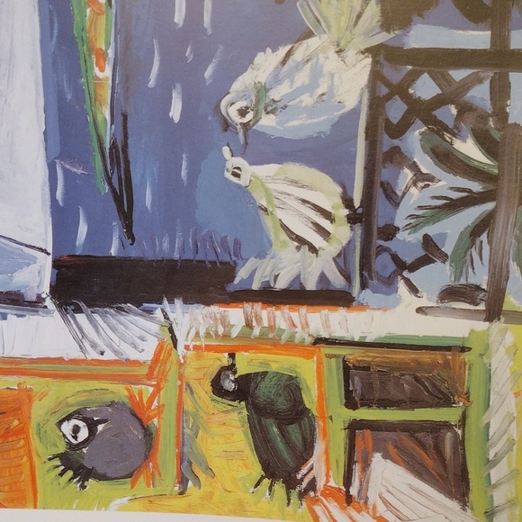 Picasso Les Pigeons Poster Copyright Succession Picasso 2000 - Picture 7 of 8